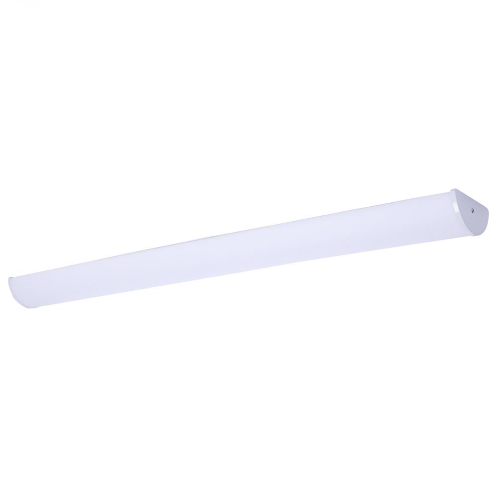 Crispo; LED 49 Inch Vanity; White Finish; 27K/3K/35K/4K/5K CCT Selectable