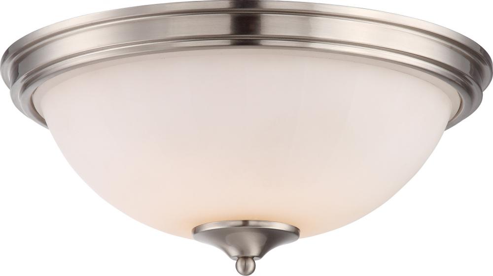 Tess Flush; Brushed Nickel Finish