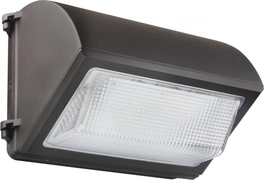 LED Cutoff Wall Pack - 80W - 5000K - Bronze Finish - 100-277V