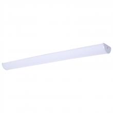 Nuvo 62/1874 - Crispo; LED 49 Inch Vanity; White Finish; 27K/3K/35K/4K/5K CCT Selectable