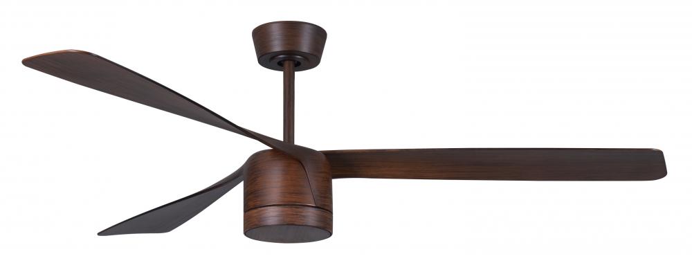 Lucci Air Peregrine 56" Dark Koa Light with Remote Ceiling Fan