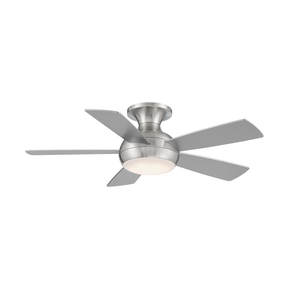 Odyssey Flush 44" Brushed Nickel WITH LUMINAIRE