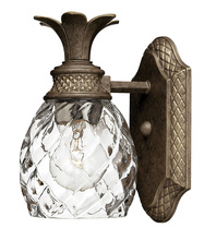 Hinkley 5310PZ - Small Single Light Sconce