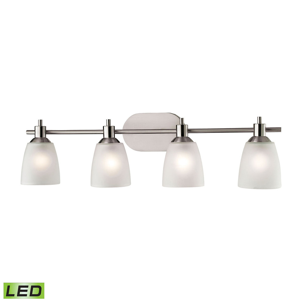 Thomas - Jackson 31'' Wide 4-Light Vanity Light - Brushed Nickel