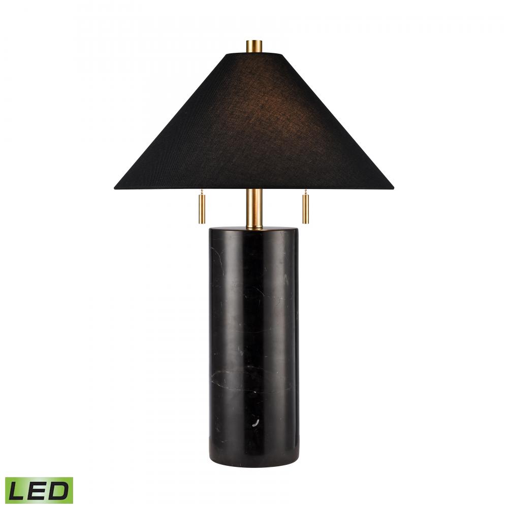 Blythe 26'' High 2-Light Table Lamp - Black - Includes LED Bulbs