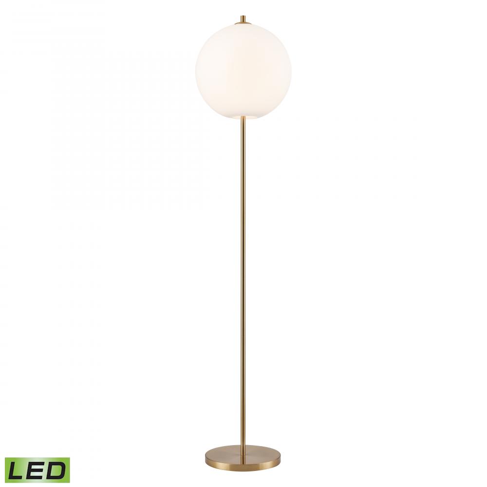 Orbital 69'' High 1-Light Floor Lamp - Aged Brass - Includes LED Bulb