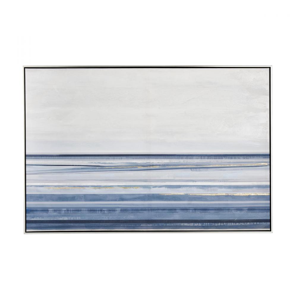 Plage Abstract Framed Wall Art