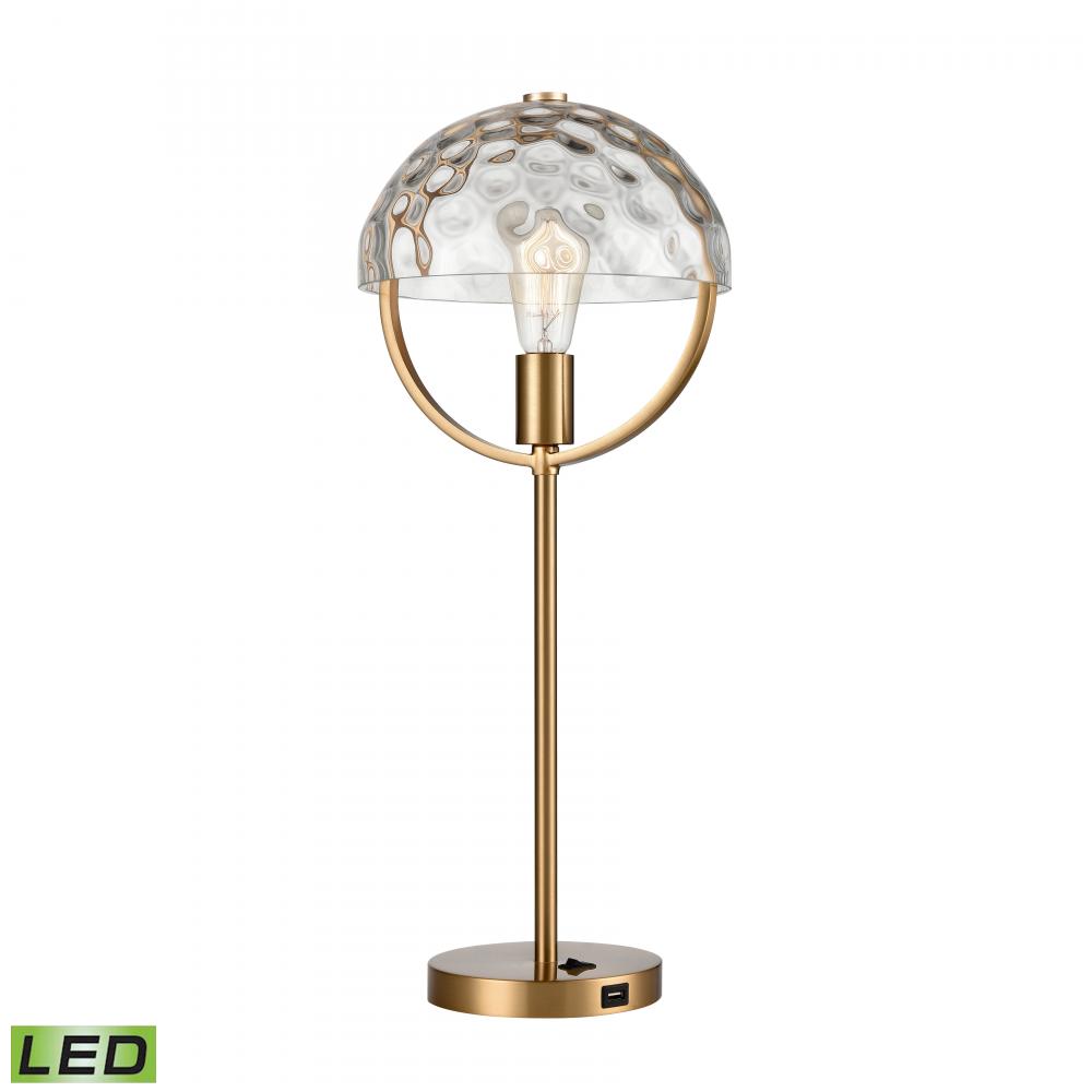 Parsons Avenue 24'' High 1-Light Desk Lamp - Aged Brass - Includes LED Bulb