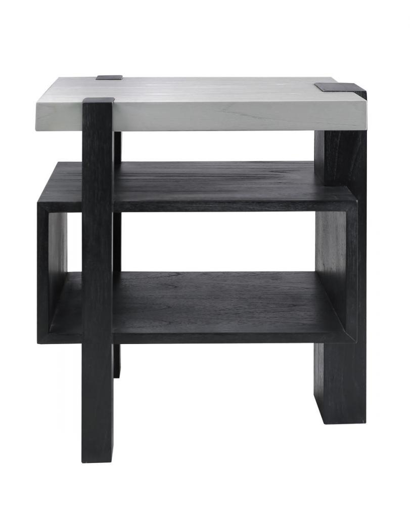 Riviera Accent Table - Checkmate Black