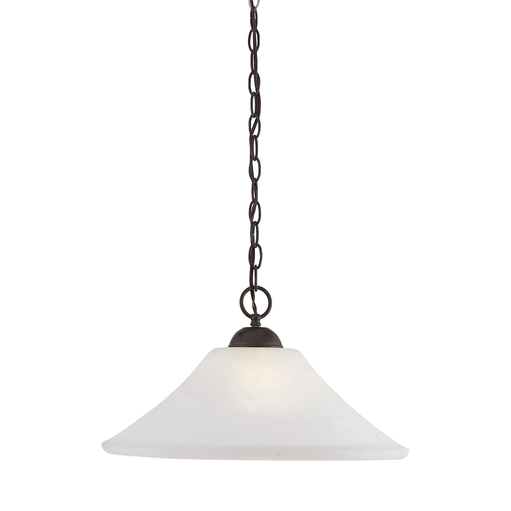 Thomas - Elipse 18'' Wide 1-Light Pendant - Painted Bronze