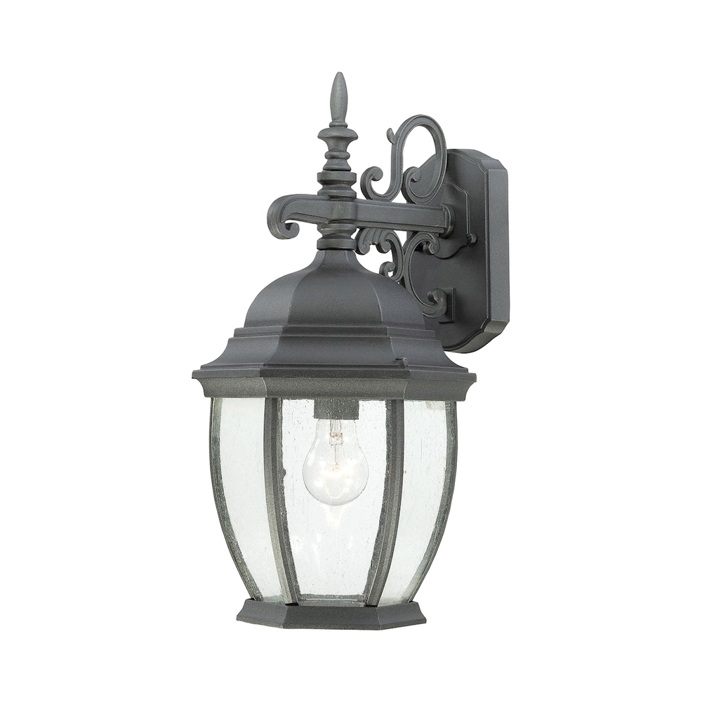 Thomas - Covington 18'' High 1-Light Outdoor Sconce - Black