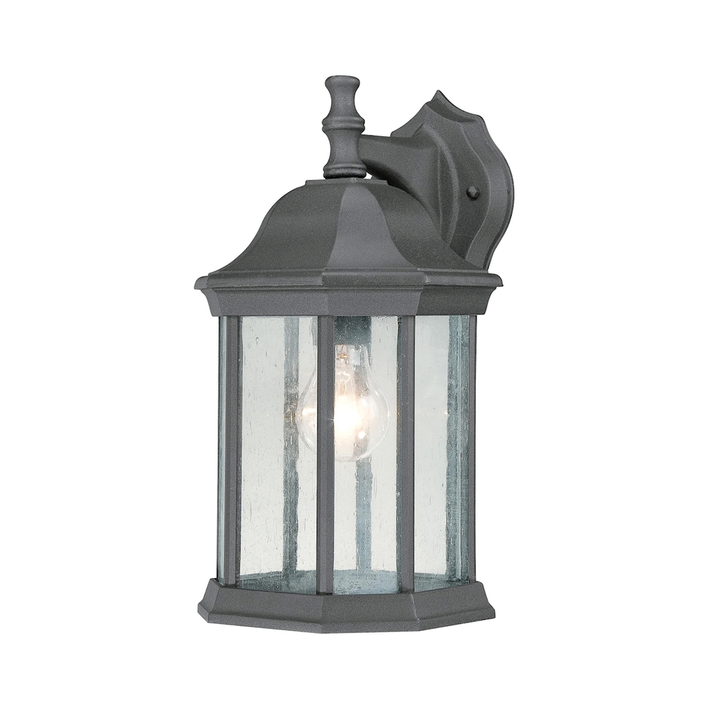 Thomas - Hawthorne 14'' High 1-Light Outdoor Sconce - Black