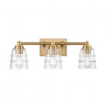 ELK Home 67972/3 - Pulsate 21.5'' Wide 3-Light Vanity Light - Satin Brass