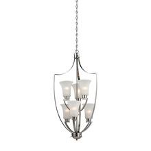 ELK Home 7706FY/20 - Thomas - Foyer 21'' Wide 6-Light Chandelier - Brushed Nickel