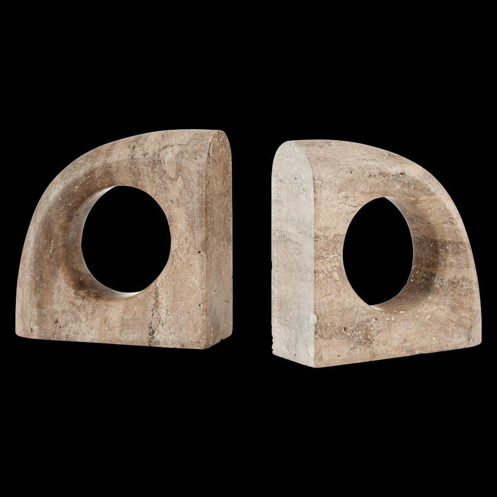 Russo Travertine Object Set of