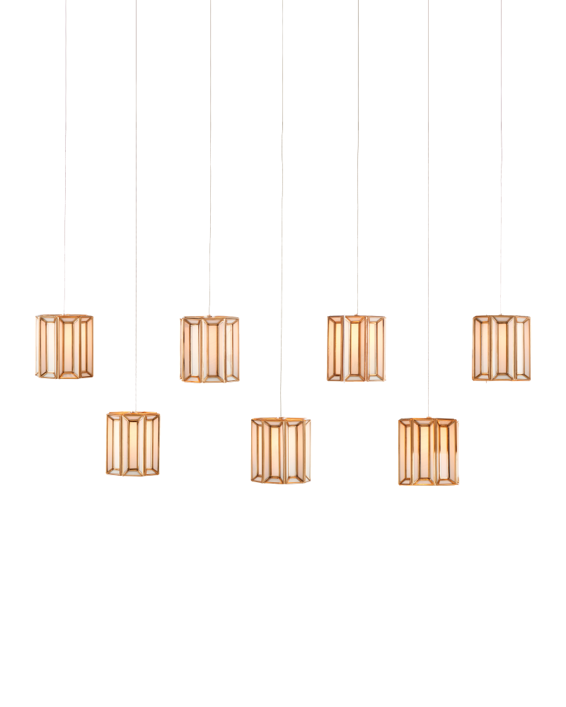 Daze 7-Light Linear Multi-Drop Pendant