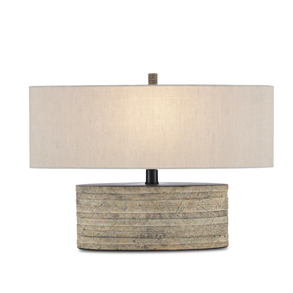 Innkeeper Rustic Oval Table Lamp