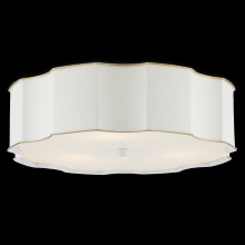 Currey 9999-0067 - Wexford White Flush Mount