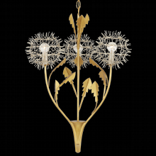 Currey 9000-1081 - Dandelion Silver & Gold Pendan