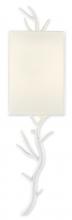 Currey 5000-0148 - Baneberry White Wall Sconce, W