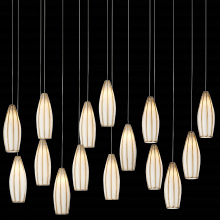 Currey 9000-1189 - Parish 15-Light Linear Multi-Drop Pendant